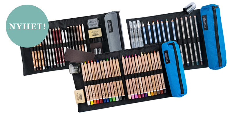 Nye blyantsett på rull fra Cretacolor