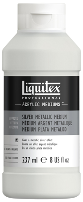 Liquitex Effects - Silver Metallic Medium, 237ml